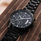 Black Chronograph Watch for Him