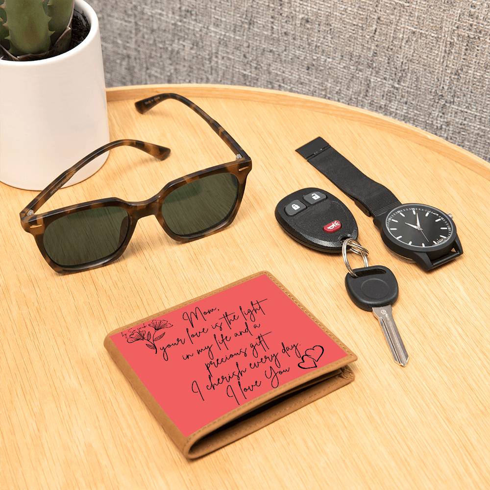 Leather Wallet for Mom