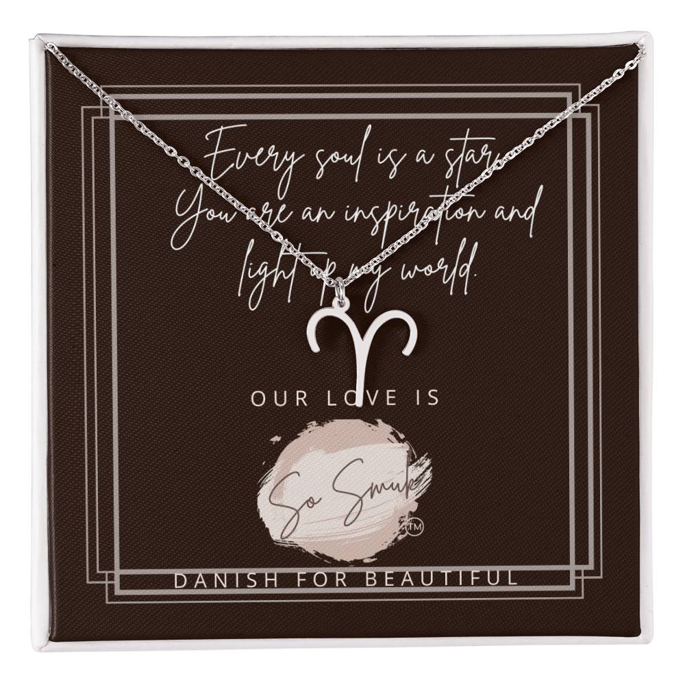 Zodiac Name Necklace