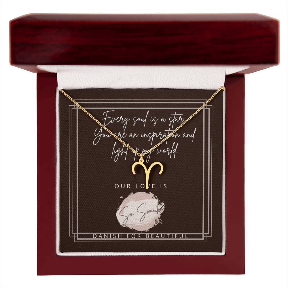 Zodiac Name Necklace