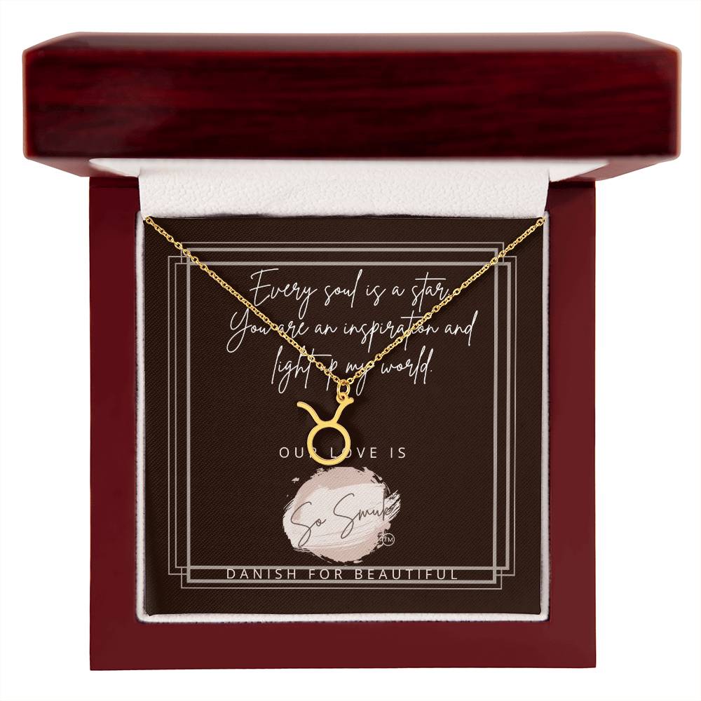 Zodiac Name Necklace