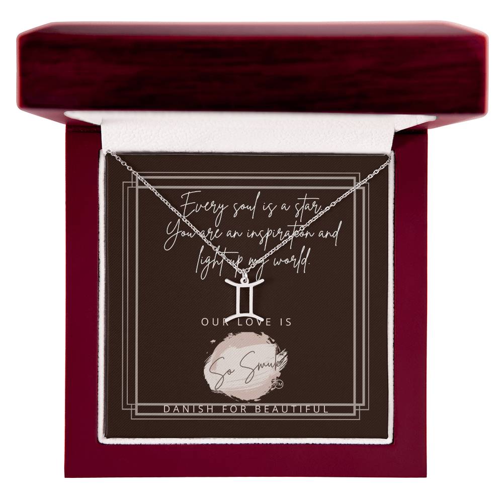 Zodiac Name Necklace