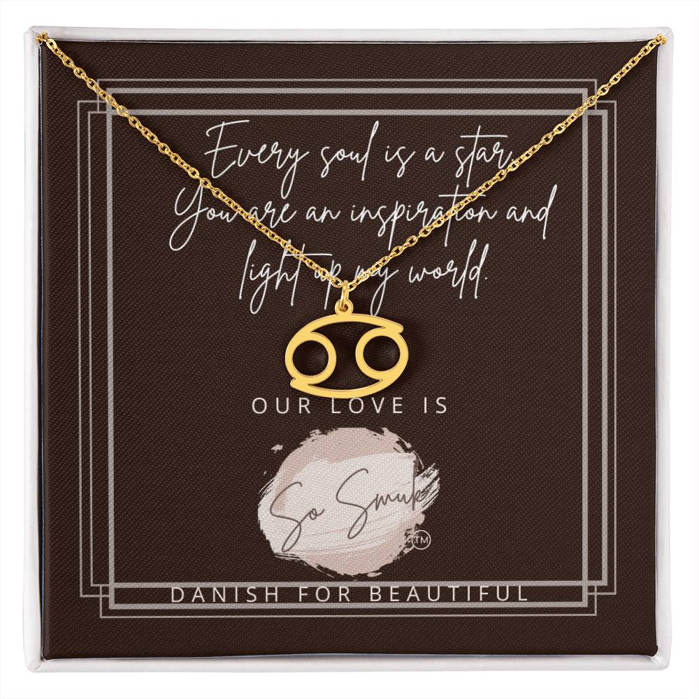 Zodiac Name Necklace