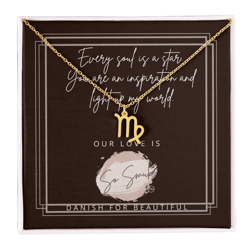 Zodiac Name Necklace