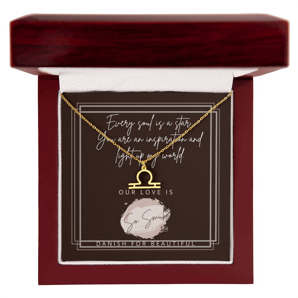 Zodiac Name Necklace