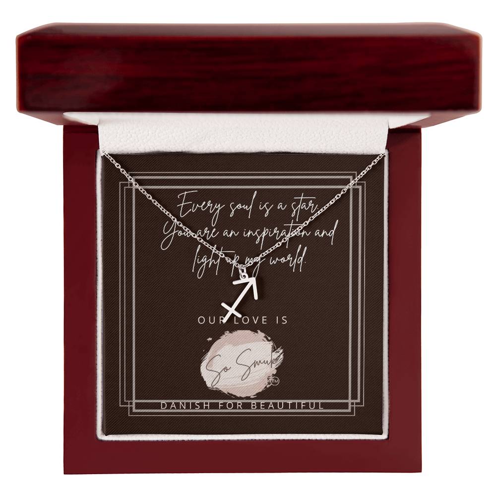 Zodiac Name Necklace