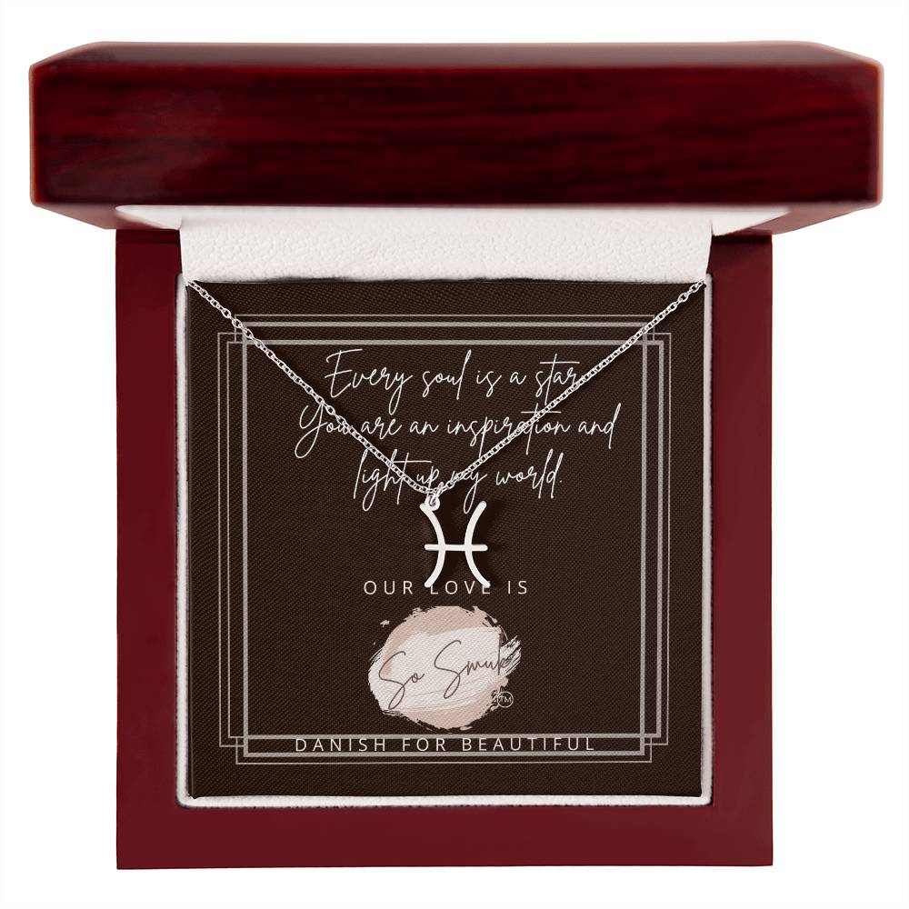 Zodiac Name Necklace