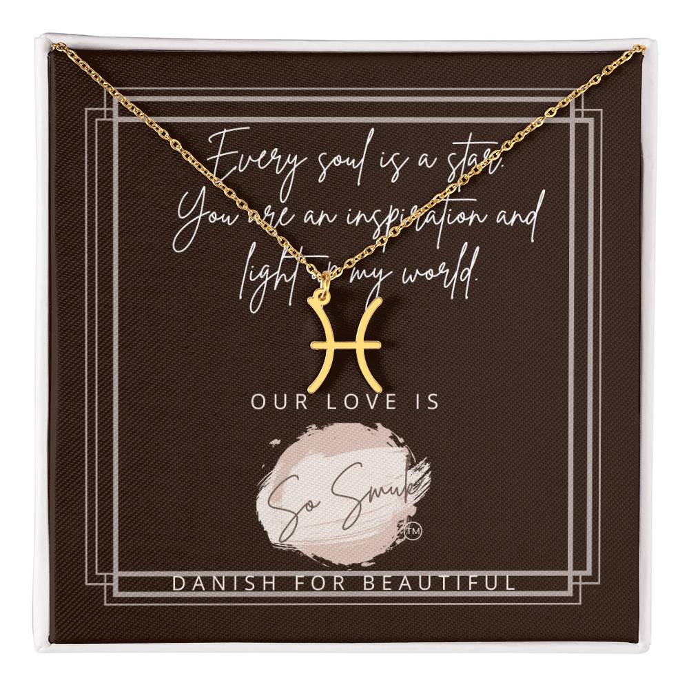 Zodiac Name Necklace