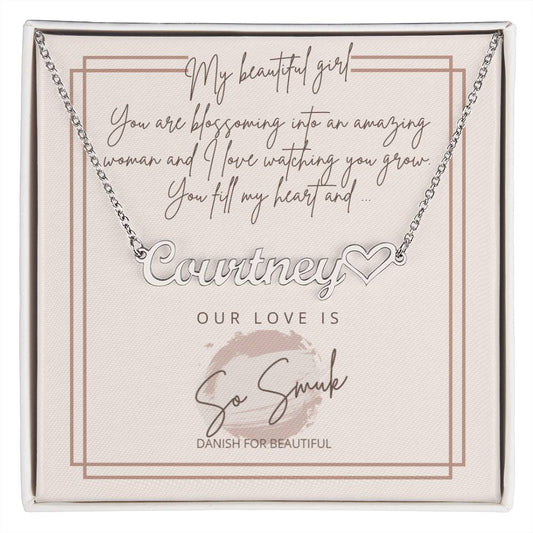 Heart Name Necklace