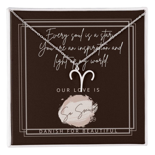 Zodiac Name Necklace