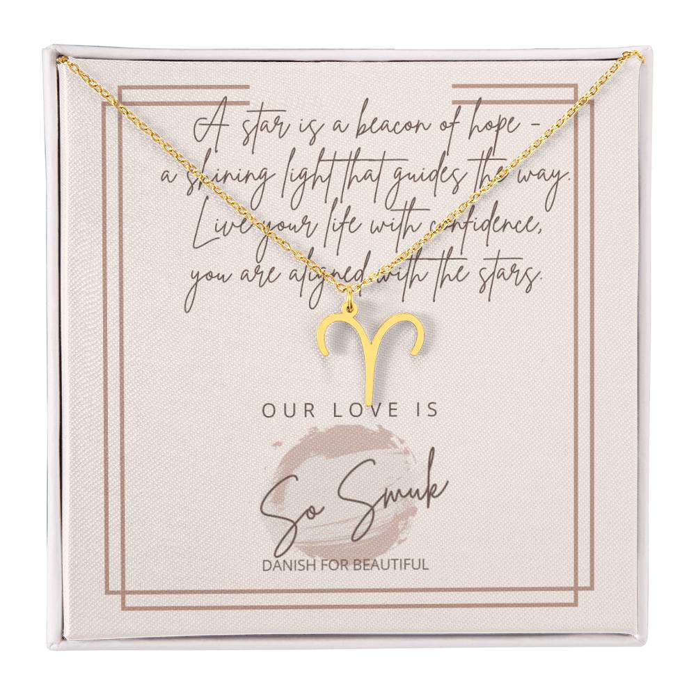 Zodiac Name Necklace