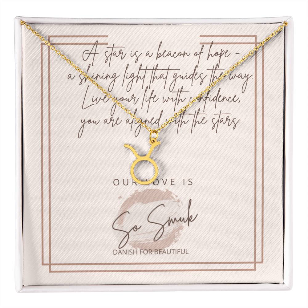 Zodiac Name Necklace